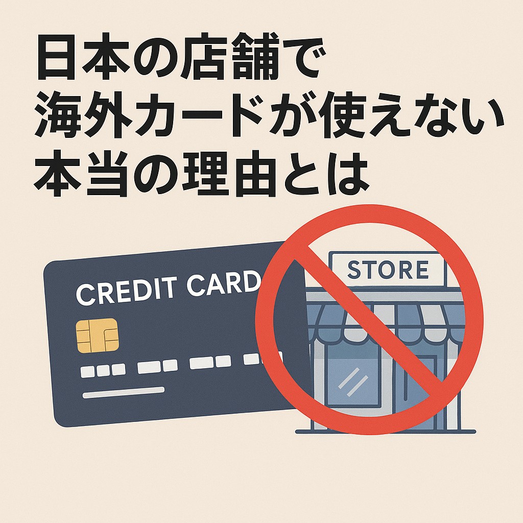 日本の店舗で海外クレジットカードが使えない理由を決済構造と承認フローから解説